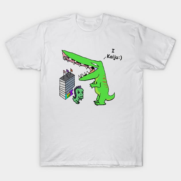 I Kaiju T-Shirt by Walking Fox Designs
